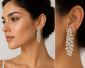 Marquise & Pear Diamond Earring