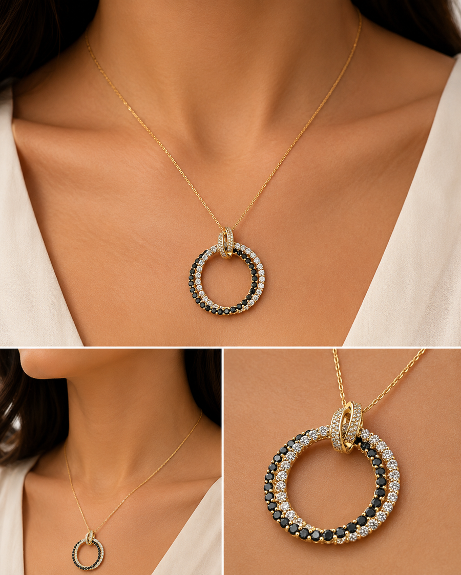 Double Circle Fancy Pendant