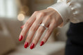 2ct Hidden Halo Cushion Cut Channel Set Lab Grown Diamond Engagement Ring